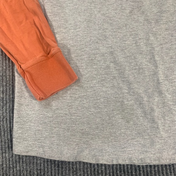 VTG‎ Old Time Hockey T Shirt Mens M Gray Long Sleeve Original Six Distressed Y2K - Picture 8 of 14